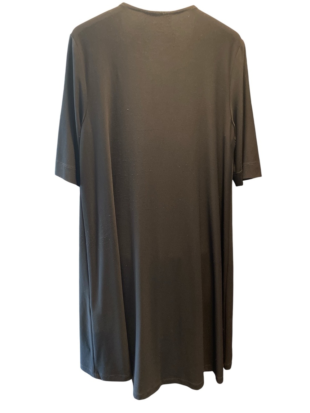 Joseph Ribkoff Black Short sleeve Tunic Dress With Grommets Size 10 - Picture 3 of 6